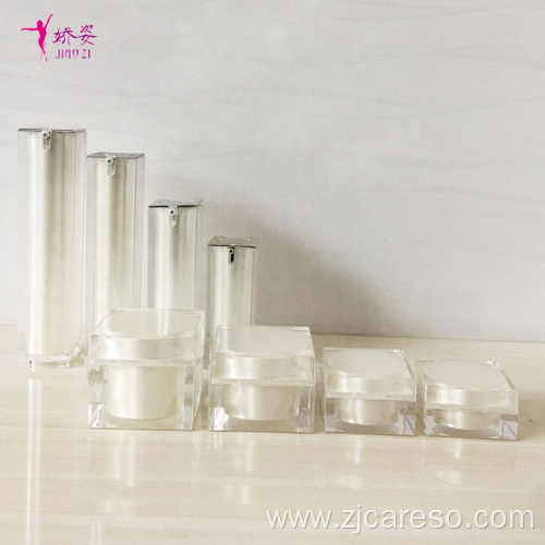 Shape Acrylic Crystal Lotion Bottle Cream Jar